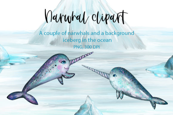Download Narwhal Clipart. Marine Animals in the O - Marine Collection