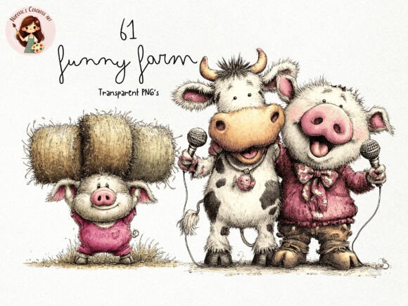 Download 61 Funny Farm Animals PNG Clipart - Png Collection