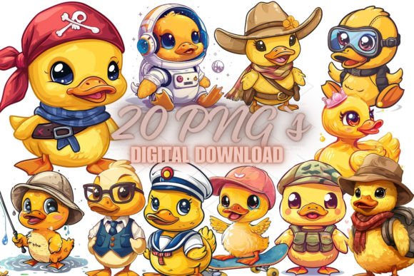 Download Cute Duck Clipart, PNG 6S-20 - Png Collection