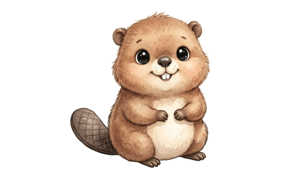 Download Cute Beaver Png File | Png Cut Files - Png Collection