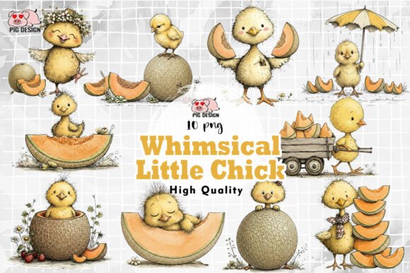 Download Whimsical Little Chick Pack PNG - Png Collection