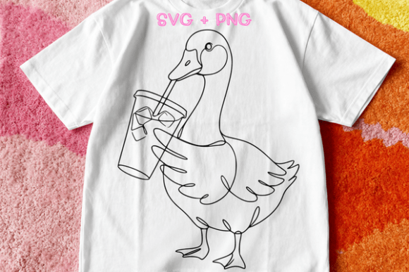 Download Iced Coffee Goose SVG PNG, Silly Goose - Png Collection