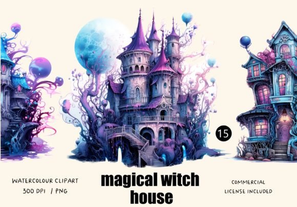 Download Magical Witch Houses 15 PNG Clipart - Png Collection