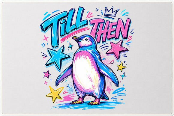 Download Colorful Penguin Graphic PNG - Png Collection