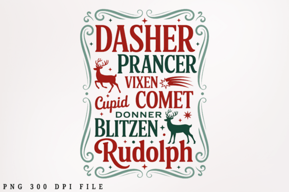 Download Dasher Reindeer PNG Design - Png Collection