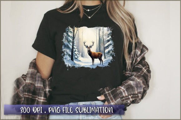 Download Winter Woodland PNG Sublimation - Premium Bundle