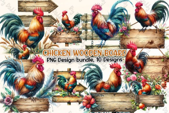 Download Chicken Wooden Board Clipart PNG - Png Collection