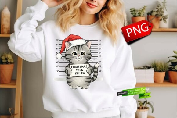 Download Pets Christmas Tree Funny Cat PNG - Png Collection