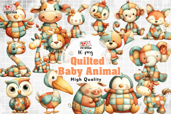 Download Quilted Baby Animal PNG - Png Collection