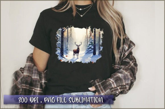 Download Winter Woodland PNG Sublimation - Premium Bundle