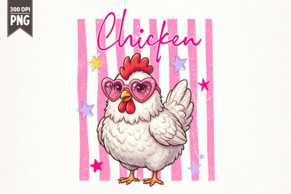 Download Preppy Summer Cute Chicken PNG - Png Collection