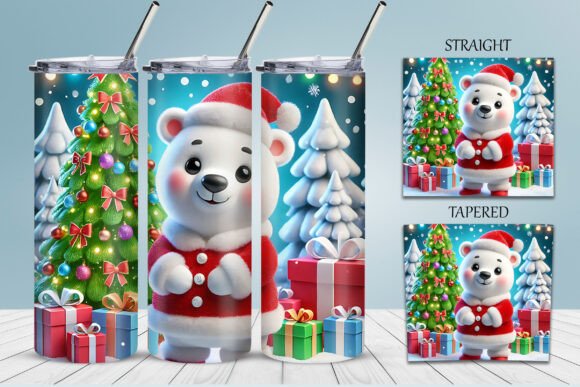 Download Snow Bear Tumbler Design PNG - Png Collection
