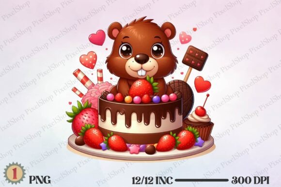 Download Watercolor Cute Beaver PNG - Png Collection