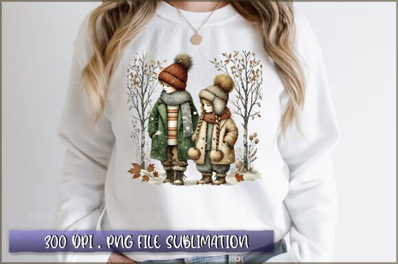 Download Winter Woodland PNG Sublimation - Premium Resources