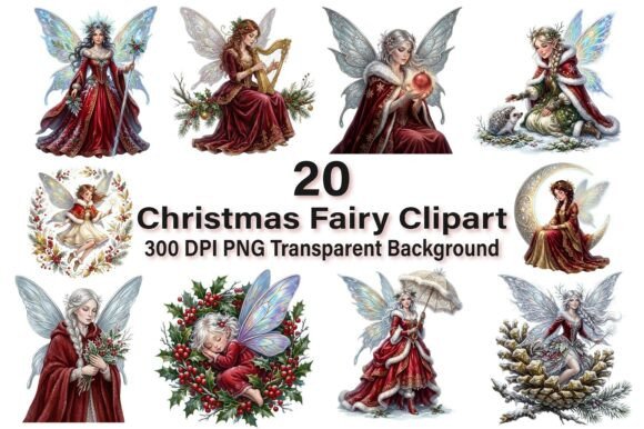 Download Magical Christmas Fairy Clipart PNG - Png Collection