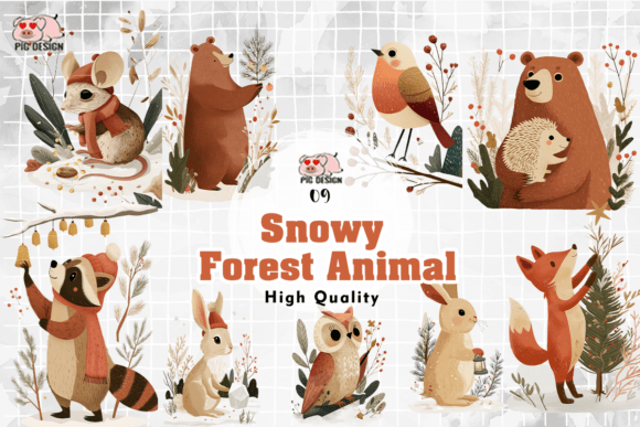 Download Snowy Forest Animal PNG - Png Collection
