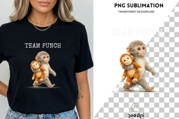 Download Team Punch Monkey PNG Funny Baby Monkey - Png Collection