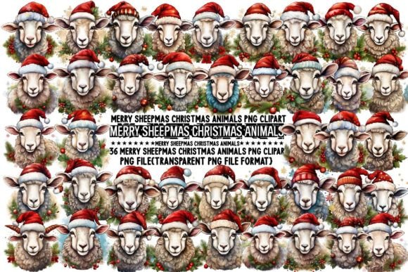Download Merry Sheepmas Christmas Animals PNG - Png Collection