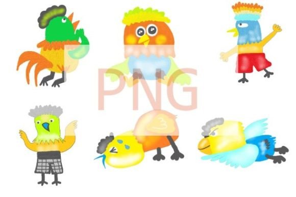 Download Cute Chicken Characters Png Farm Animal - Png Collection