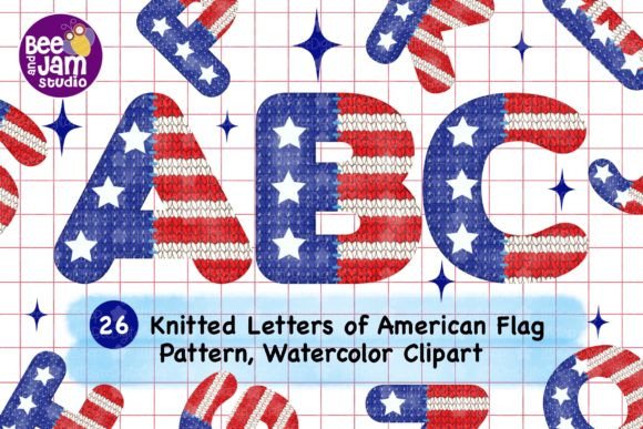 Download 4th of July American Pattern Fonts, PNG - Png Collection