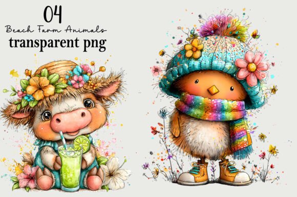 Download Beach Farm Animals PNG Clipart - Png Collection