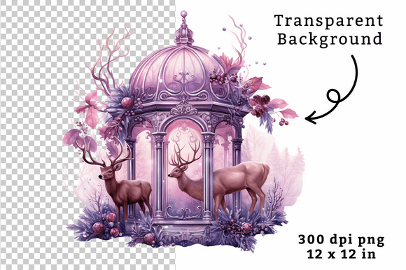 Download Watercolor Reindeer Clipart PNG - Png Collection