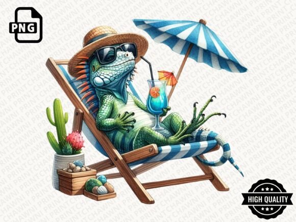 Download Animals Relaxing on Beach Clipart PNG - Png Collection