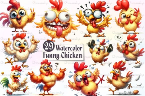 Download Cute Chicken Clipart - Funny Chicken Png - Png Collection