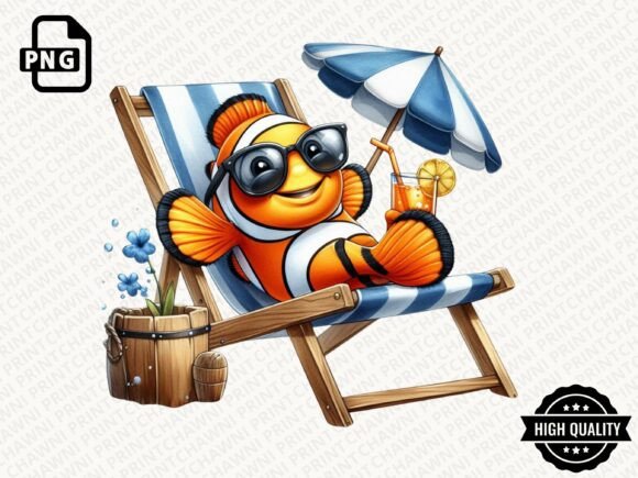 Download Animals Relaxing on Beach Clipart PNG - Png Collection