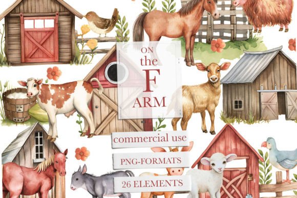 Download Barn Animals Clipart, Farm Animals Png - Png Collection