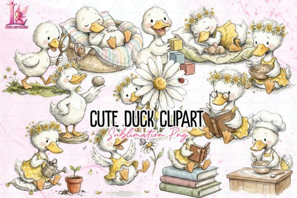 Download Cute Duck Clipart PNG - Png Collection