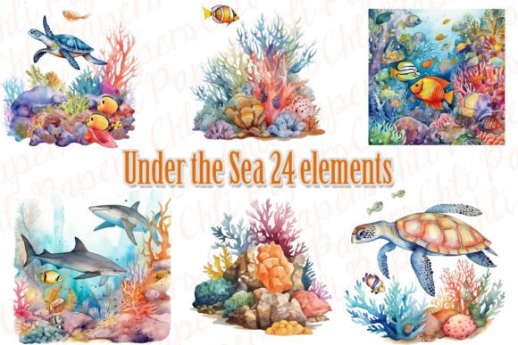 Download Coral Reef Clipart, Sea Life Clipart Png - Png Collection